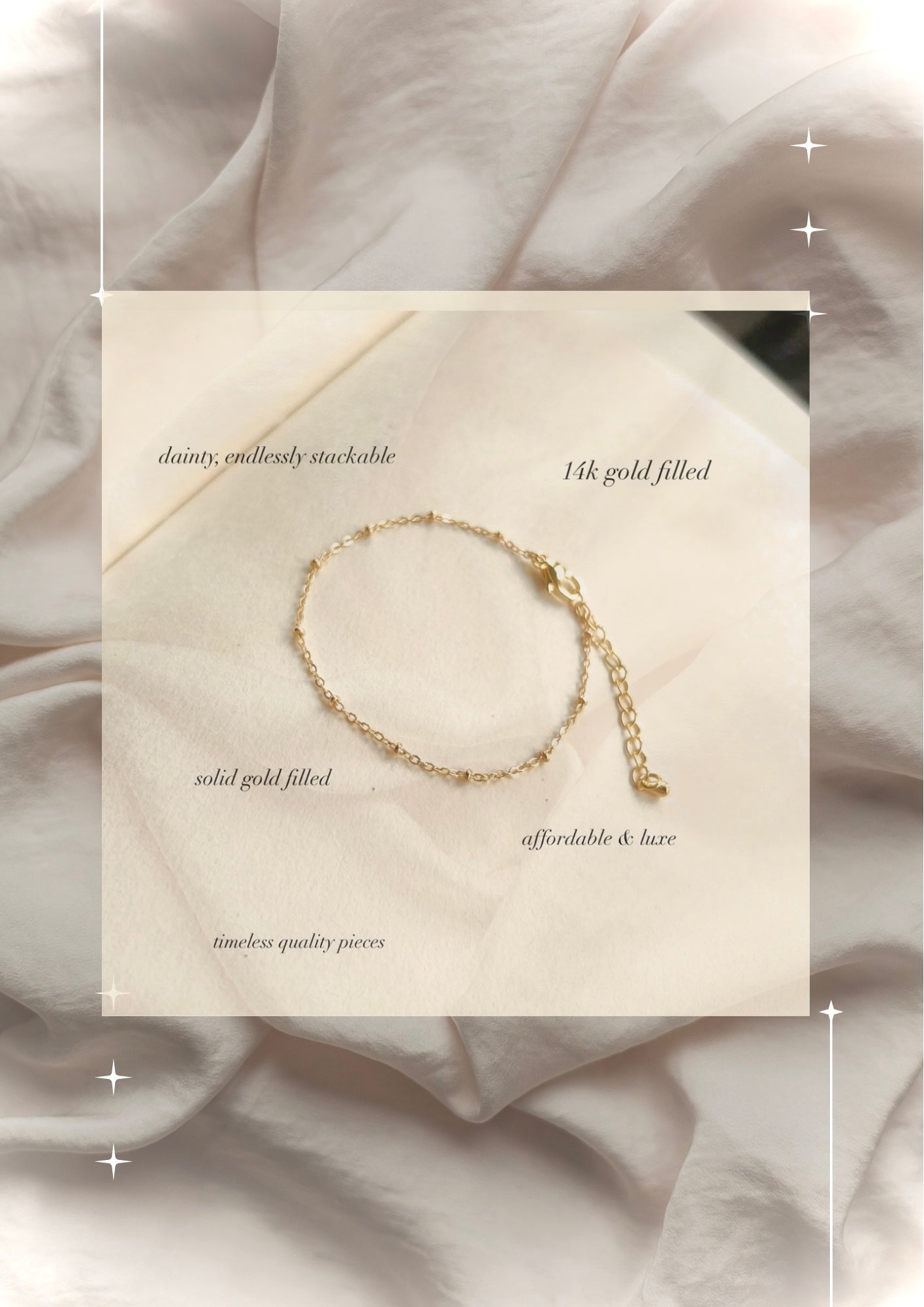 Dainty Gold Chain Bracelet
