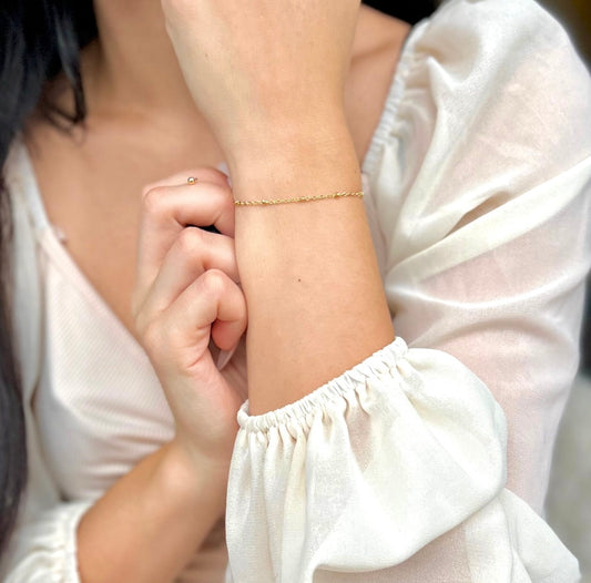 Dainty Gold Chain Bracelet