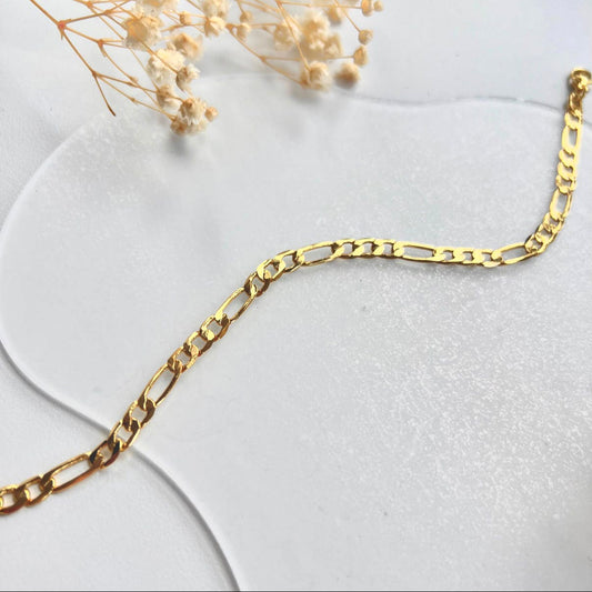 Gold-filled Figaro Bracelet